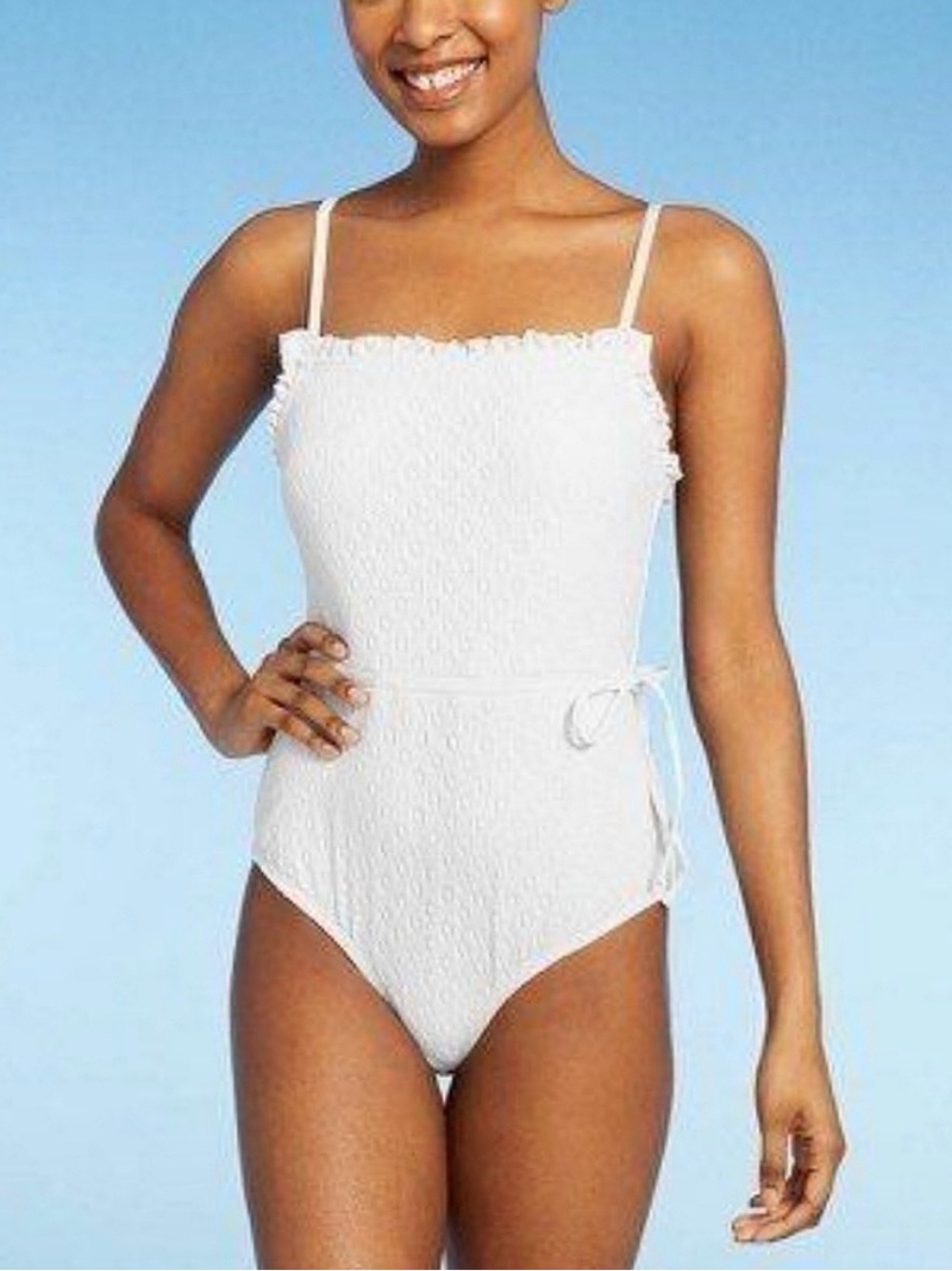 Sea Angel Florence White Eyelet One Piece XS New!